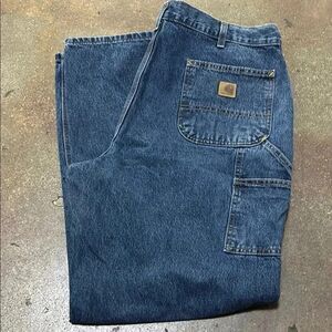 Carhartt Men's Blue Denim Jeans